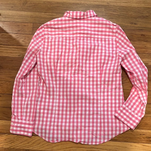 Pink Gingham J Crew Button-Up Shirt - Picture 4 of 5